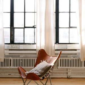 Leather-Clad Chair